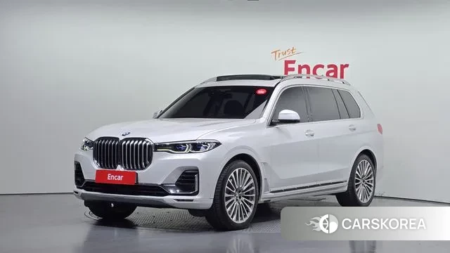 BMW X7 (G07) 2021 Белый из Кореи
