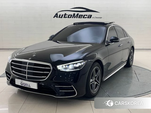 Mercedes-Benz S-Class W223 2022 Темно-зеленый из Кореи