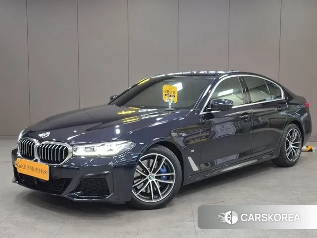 BMW 5 Series (G30) 2022 Синий из Кореи