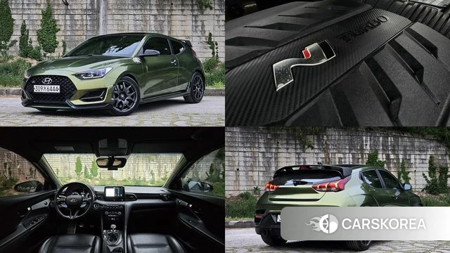Hyundai Veloster (JS) 2019 Светло-зеленый из Кореи