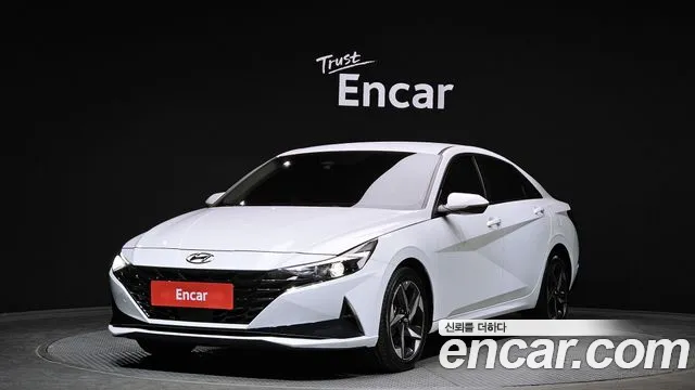 Hyundai Avante (CN7) 2020 Белый из Кореи