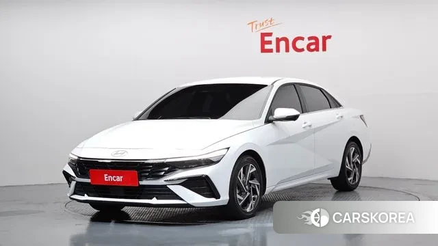 Hyundai The New Avante (CN7) 2025 Белый из Кореи