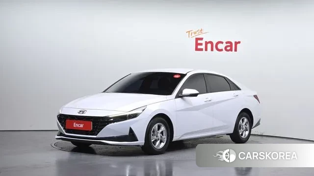 Hyundai Avante (CN7) 2020 Белый из Кореи