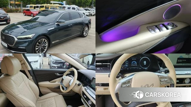 Kia The New K9 2nd generation 2021 Зеленый из Кореи