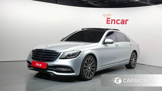 Mercedes-Benz S-Class W222 2020 Серебристо-серый из Кореи