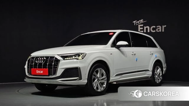 Audi Q7 (4M) 2021 Белый из Кореи