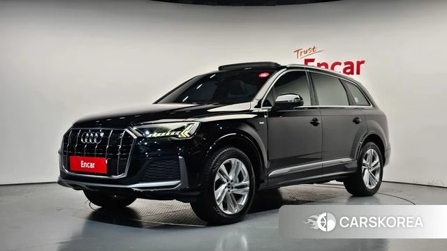 Audi Q7 (4M) 2022 Черный из Кореи