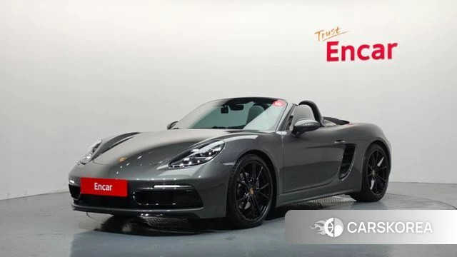 Porsche 718 Boxster 2022 Серый из Кореи