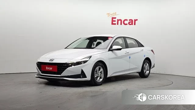 Hyundai Avante (CN7) 2020 Белый из Кореи