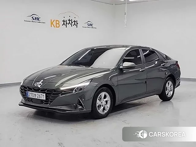 Hyundai Avante (CN7) 2021 Черный из Кореи