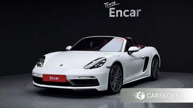 Porsche 718 Boxster 2018 Белый из Кореи
