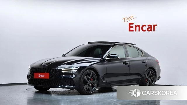 Genesis The New G70 2022 Черный из Кореи