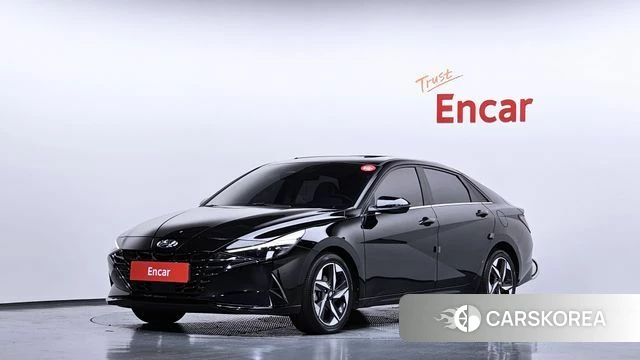 Hyundai Avante (CN7) 2020 Черный из Кореи