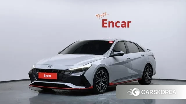 Hyundai Avante (CN7) 2022 Серебристо-серый из Кореи