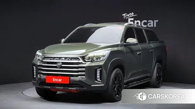 Ssangyong The New Rexton Sports Cannes 2021 Темно-зеленый из Кореи