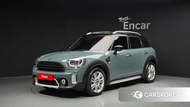 Mini Cooper Countryman 2020 Небесно-голубой из Кореи
