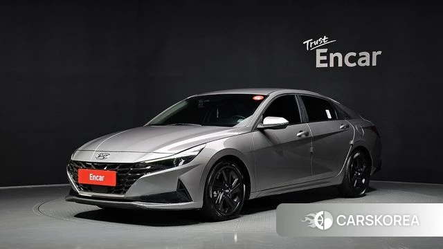 Hyundai Avante Hybrid (CN7) 2022 Серебристо-серый из Кореи