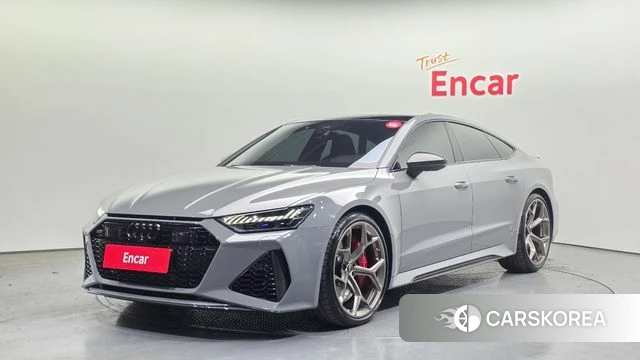 Audi RS7 (4K) 2025 Серебристо-серый из Кореи