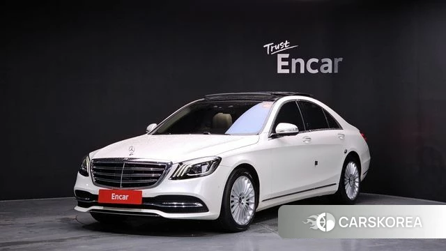 Mercedes-Benz S-Class W222 2019 Белый из Кореи