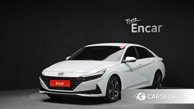 Hyundai Avante (CN7) 2020 Белый из Кореи
