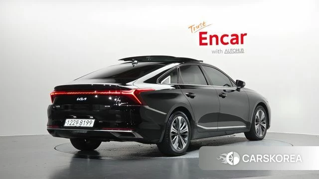 Kia K8 Hybrid 2022 Черный из Кореи