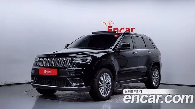 Jeep Grand Cherokee 2018 Черный из Кореи