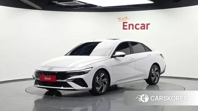 Hyundai The New Avante (CN7) 2023 Белый из Кореи