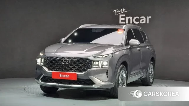 Hyundai The New Santa Fe 2023 Серый из Кореи