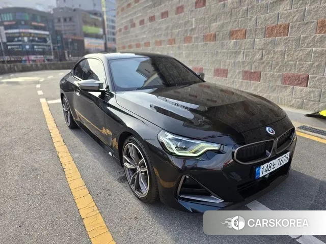 BMW 2 Series (G42) 2023 Черный из Кореи