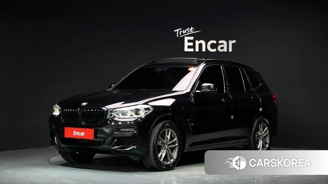 BMW X3 (G01) 2021 Черный из Кореи