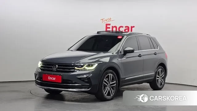 Volkswagen Tiguan second Generation 2023 Серый из Кореи