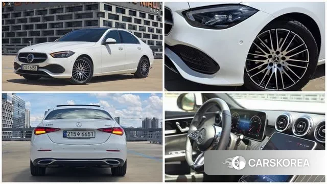 Mercedes-Benz C-Class W206 2023 Белый из Кореи