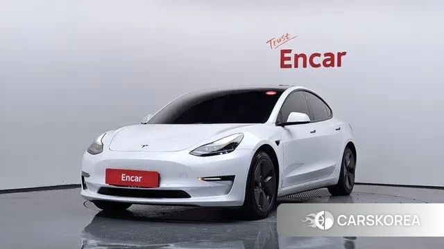 Tesla Model 3 2021 Белый из Кореи