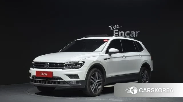 Volkswagen Tiguan Allspace 2020 Белый из Кореи