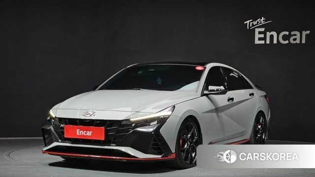 Hyundai Avante (CN7) 2022 Серый из Кореи