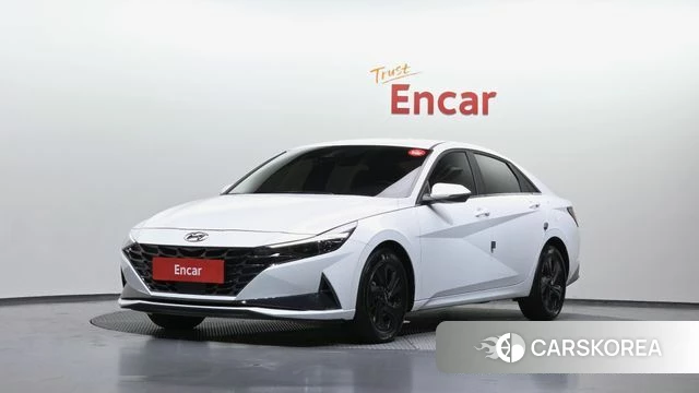 Hyundai Avante (CN7) 2021 Белый из Кореи