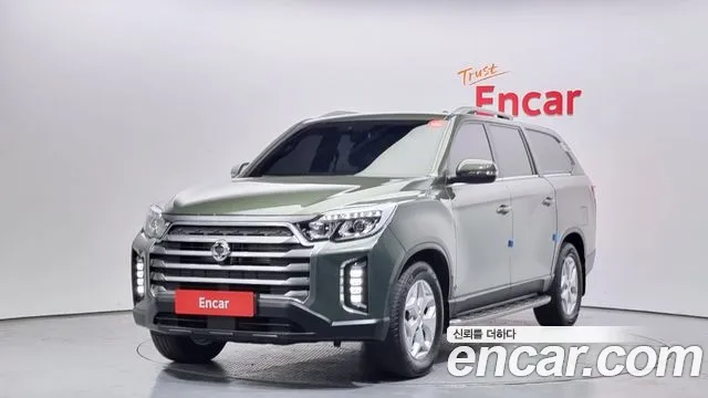 Ssangyong The New Rexton Sport 2021 Темно-зеленый из Кореи