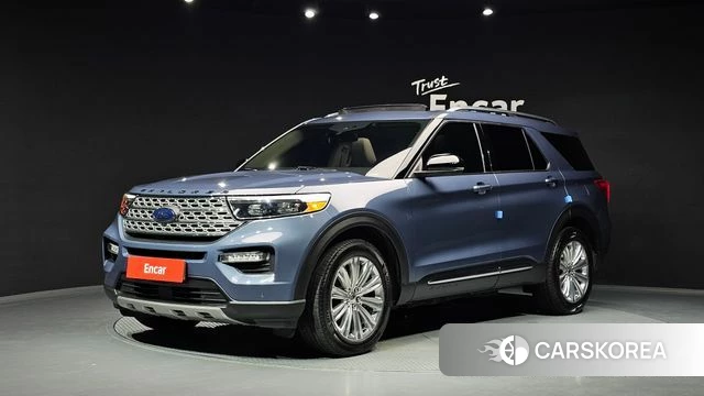 Ford Explorer 6th Generation 2021 Синий из Кореи