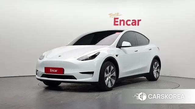 Tesla Model Y 2023 Белый из Кореи