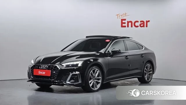 Audi A5 (F5) 2021 Черный из Кореи