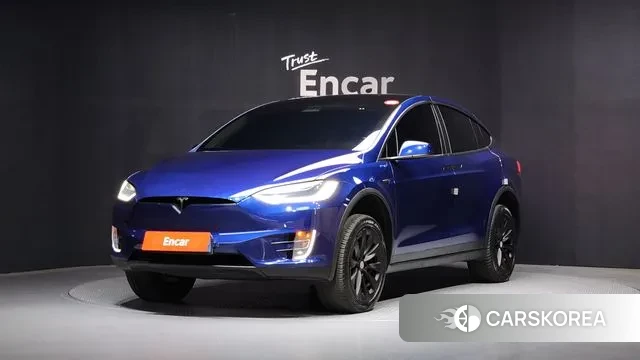 Tesla Model X 2019 Синий из Кореи