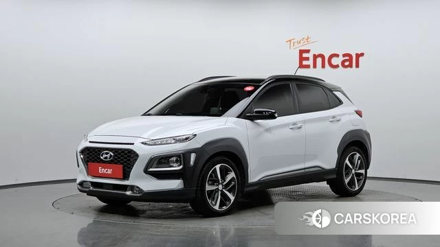 Hyundai Kona 2018 Белый из Кореи