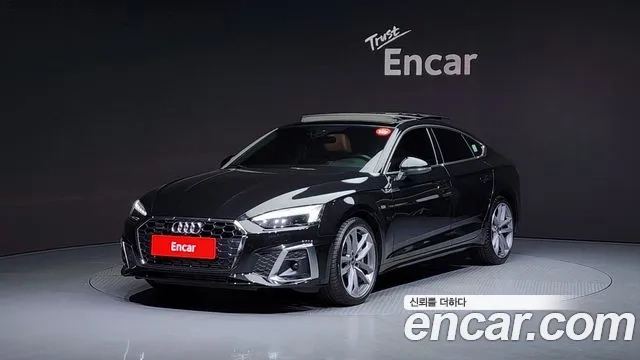 Audi A5 (F5) 2023 Черный из Кореи