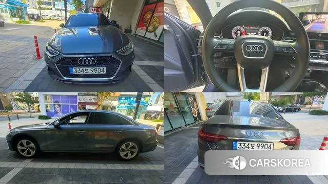 Audi A4 (B9) 2021 Серый из Кореи