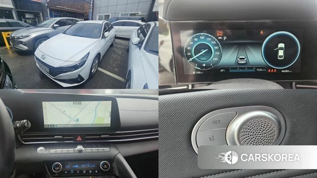 Hyundai Avante (CN7) 2020 Белый из Кореи