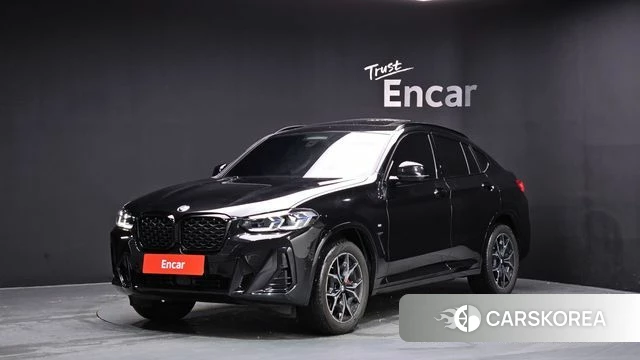 BMW X4 (G02) 2022 Черный из Кореи