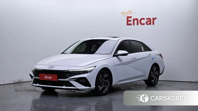 Hyundai The New Avante (CN7) 2024 Белый из Кореи