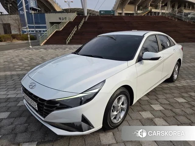 Hyundai Avante (CN7) 2020 Белый из Кореи