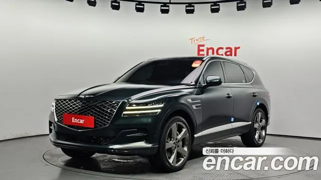 Genesis GV80 2022 Темно-зеленый из Кореи