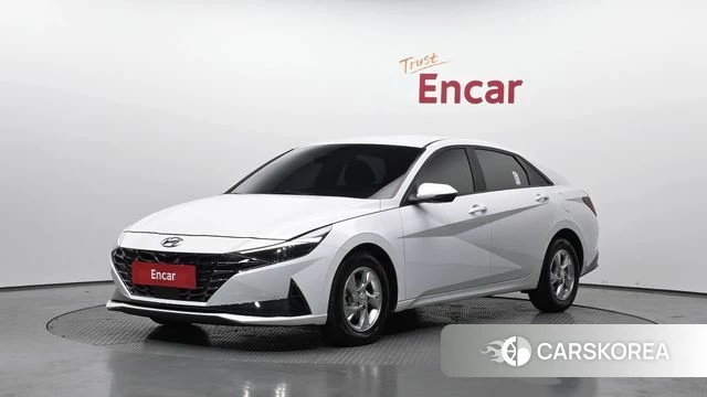 Hyundai Avante (CN7) 2022 Белый из Кореи